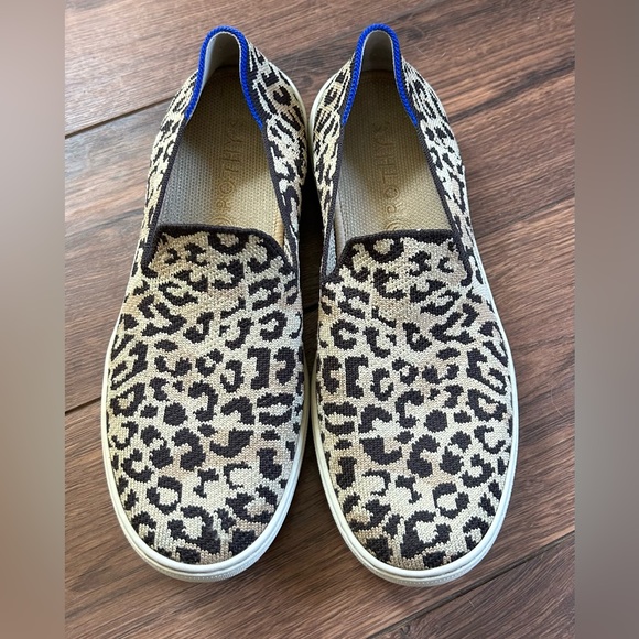 Rothy's Shoes - Rothy’s Limited Edition Camo Cat Leopard Slip On Knit Flat Sneakers Size 9